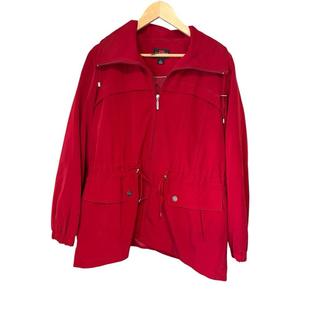 Gallery Women's Vibrant Red Utility Jacket Large